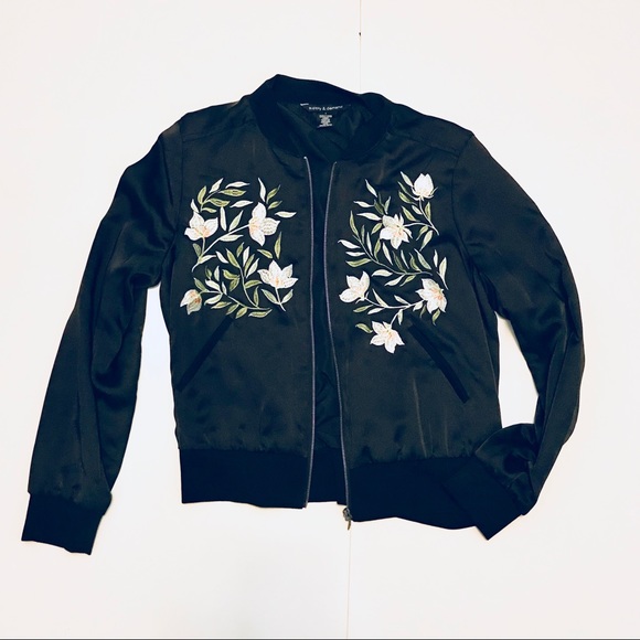 Supply & Demand Jackets & Blazers - Supply & Demand Cipon Embroidered Bomber Jacket Supply & Demand Jackets & Blazers - Supply & Demand Cipon Embroidered Bomber Jacket